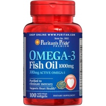  Puritan's Pride Omega-3 Fish Oil 1000 mg 100