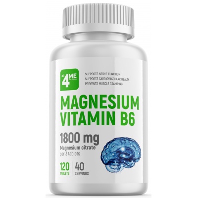  4Me Nutrition Magnesium Vitamin B6 120 