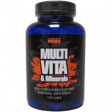 Витамины Muscle World Nutrition Multi Vita & Minerals 120 капс