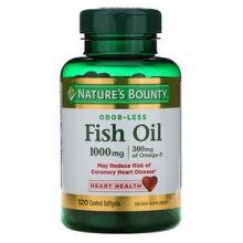  Nature's Bounty Odorless Fish Oil 1000 mg 120 