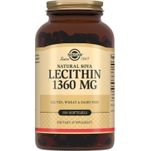 Витамины Solgar Lecithin 1360 mg 100 капсул