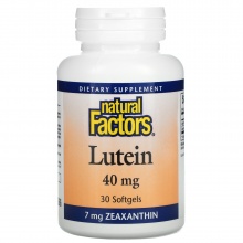 Витамины Natural Factors Lutein 40 мг 30 капсул