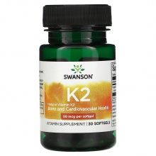 Витамины Swanson Vitamin K2 50 мкг 30 капсул