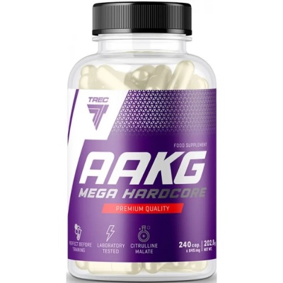 Аргинин Trec Nutrition AAKG Mega Hardcore 240 капсул
