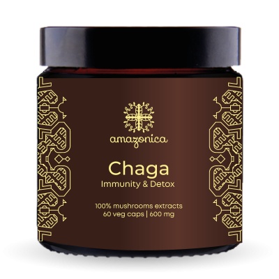 Экстракт Amazonica Muhomoring Chaga 600 мг 60 капсул
